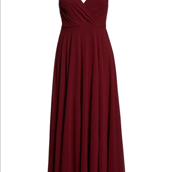 LULUs chiffon surplice dress - Picture 4 of 4